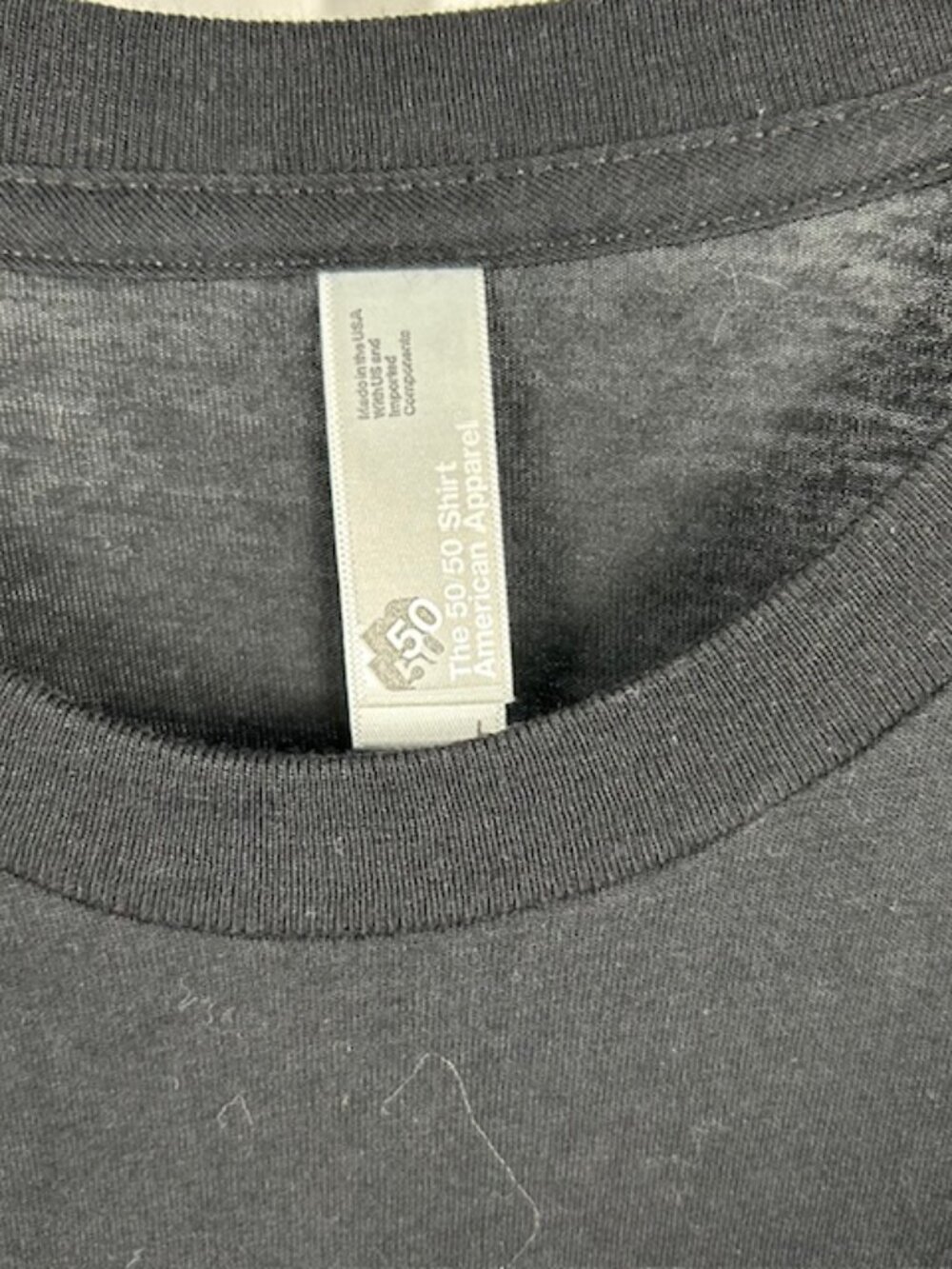 Not Interested T-Shirt Size Large Graphic Black White - Picture 2 of 5